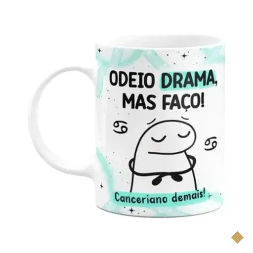 Caneca Flork Signos Câncer - Canceriano Demais! 325ml