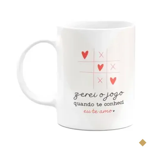 Caneca Namorados - Zerei O Jogo Quando Te Conheci