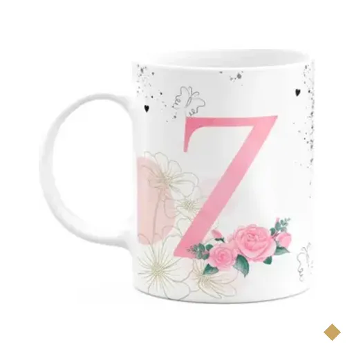 Caneca Motivação - Com Inicial Do Nome Letra Z - 325ml