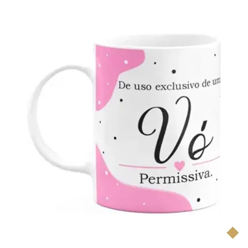 Caneca Tipos De Avós - Vó Permissiva - 325ml