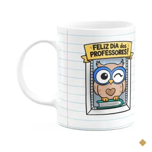 Caneca - Feliz Dia Dos Professores - Lute Como Um Professor