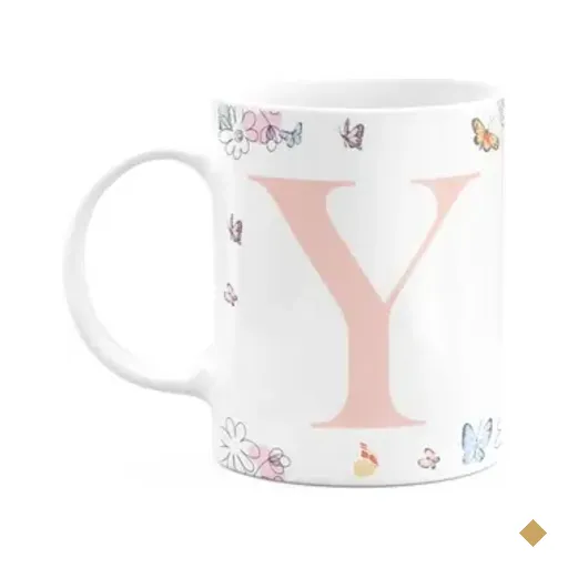 Caneca Especial Mulheres - Inicial Do Nome Letra Y