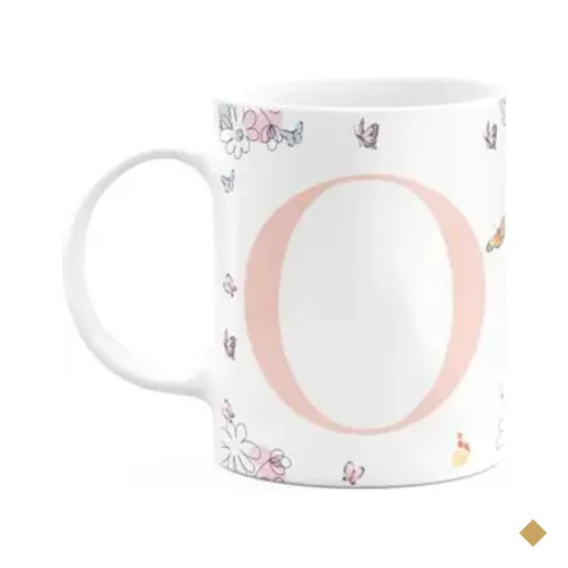 Caneca Especial Mulheres - Inicial Do Nome Letra O