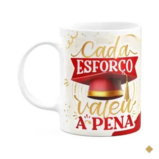 Caneca Formatura G-red - Cada Esforço Valeu A Pena
