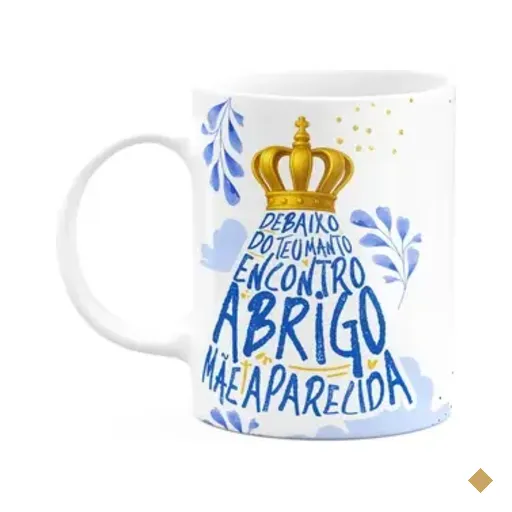 Caneca Religiosa N.s Aparecida - Debaixo Do Teu Manto