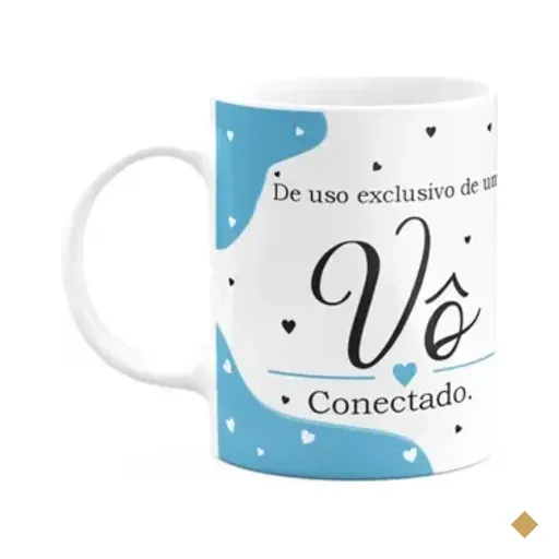 Caneca Tipos De Avós - Vô Conectado - 325ml