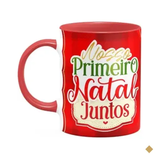 Caneca Natalina - Nosso Primeiro Natal Juntos - B-red