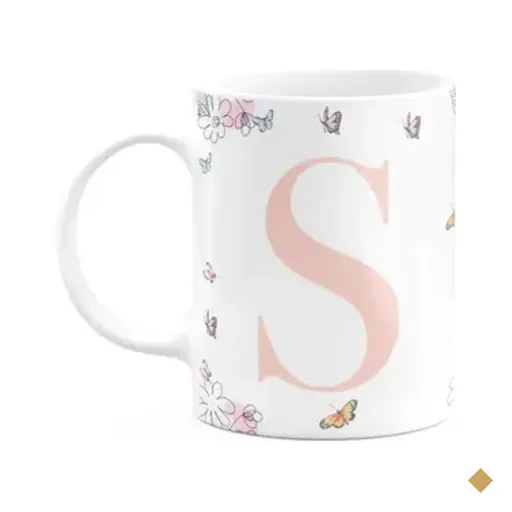 Caneca Especial Mulheres - Inicial Do Nome Letra S
