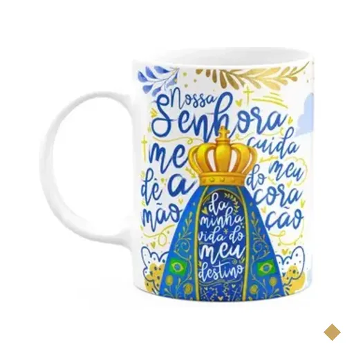Caneca Religiosa N.s Aparecida - Cuida Do Meu Coração