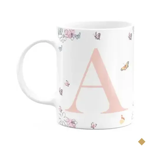 Caneca Especial Mulheres - Inicial Do Nome Letra A