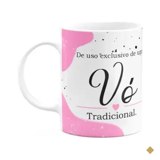 Caneca Tipos De Avós - Vó Tradicional - 325ml