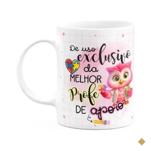Caneca - Uso Exclusivo Da Melhor Professora De Apoio