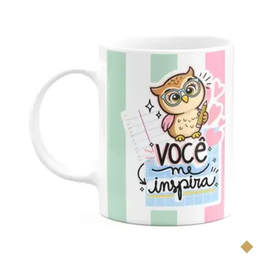 Caneca Professor - Você Me Inspira, Ensinar É Um Ato De Amor