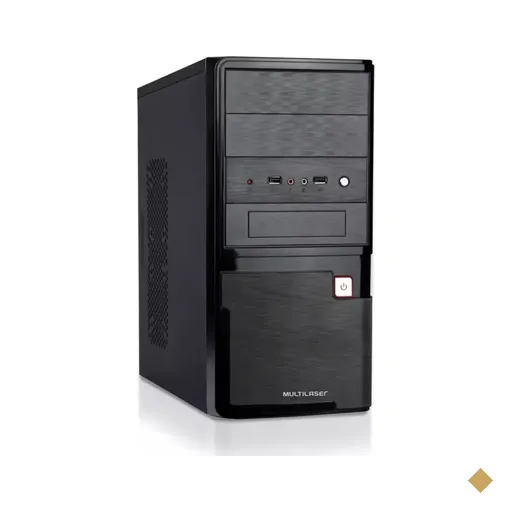 Gabinete Multilaser GA145 Mid Tower Preto com Fonte 200W