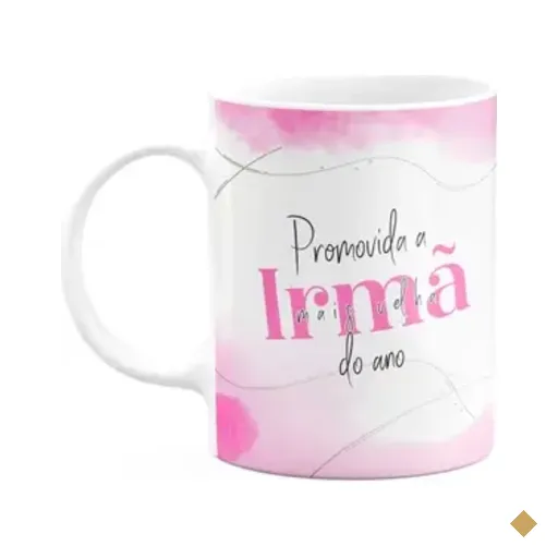 Caneca Promovida A Irmã Do Ano - 325ml - Branca