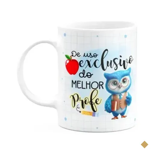 Caneca - Uso Exclusivo Do Melhor Professor Coruja