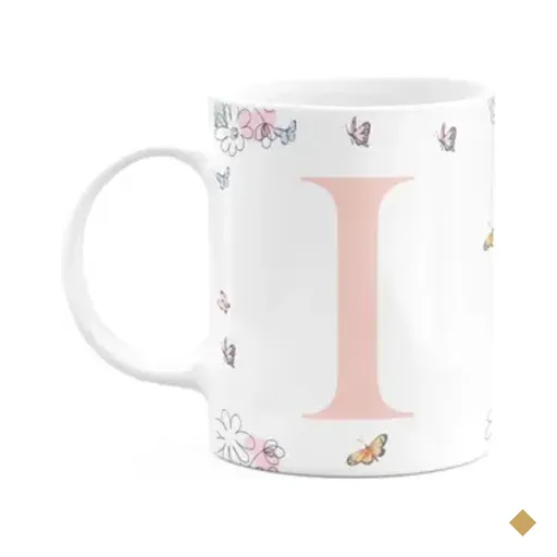 Caneca Especial Mulheres - Inicial Do Nome Letra I