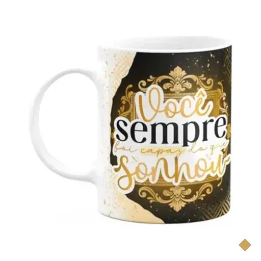 Caneca Formatura G-black - Vc Sempre Foi Capaz Do Que Sonhou