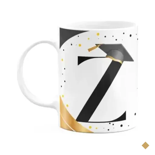 Caneca De Formatura - Inicial Do Nome Letra Z - 325ml