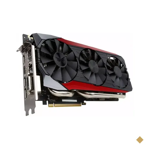 Placa de Vídeo ASUS GeForce GTX 980Ti Strix OC 6GB GDDR5 384-bit PCI-E 3.0 x16