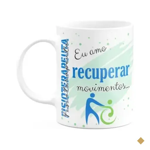 Caneca De Profissões - Sou Fisioterapeuta - 325ml - Branca
