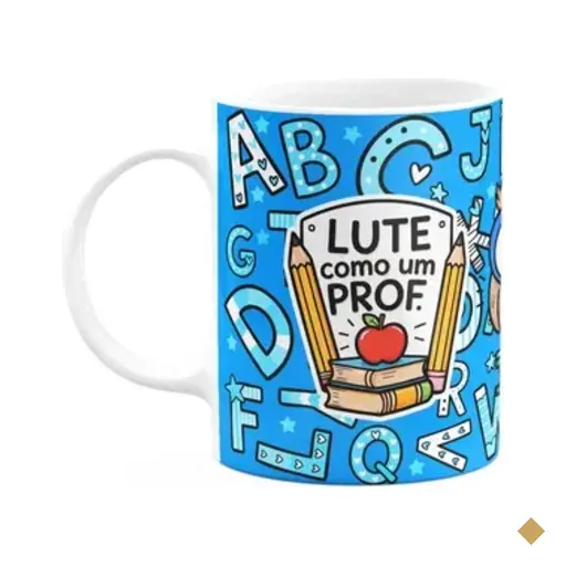 Caneca Professor - Abc - Lute Como Um Professor - M2