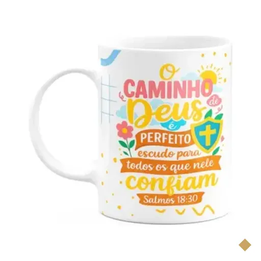Caneca Religiosa Versículos Bíblicos - Salmos 18:30