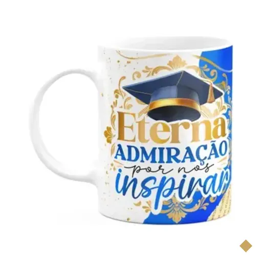 Caneca Formatura G-blue - Admiração Por Nos Inspirar