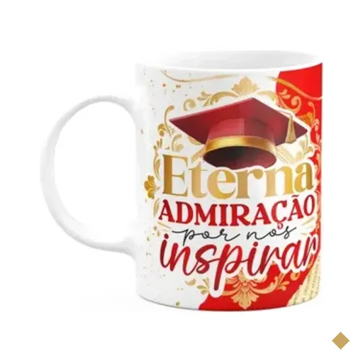 Caneca Formatura G-red - Eterna Admiração Por Nos Inspirar