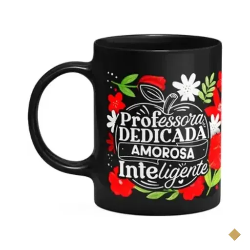 Caneca Da Professora - Dedicada, Amorosa, Inteligente - Ptm2