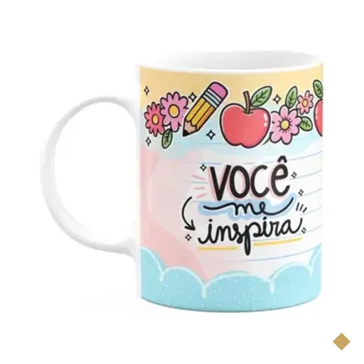Caneca Professor - Você Me Inspira - Luzes Que Não Apagam