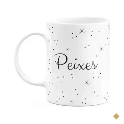 Caneca Signos Minimalista - Peixes - 325ml