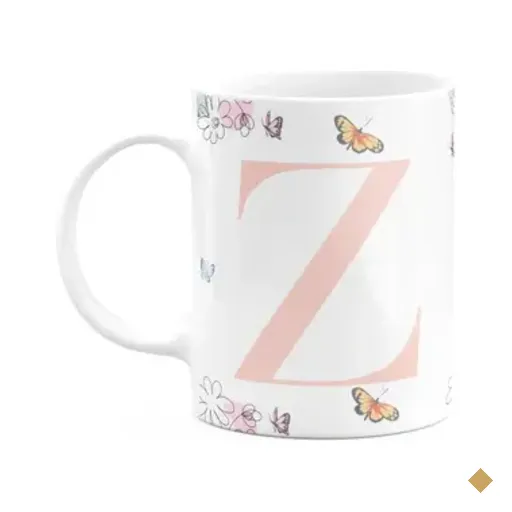 Caneca Especial Mulheres - Inicial Do Nome Letra Z