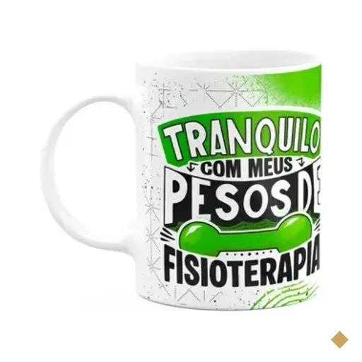 Caneca Fitness Academia - Tranquilo Com Meus Pesos