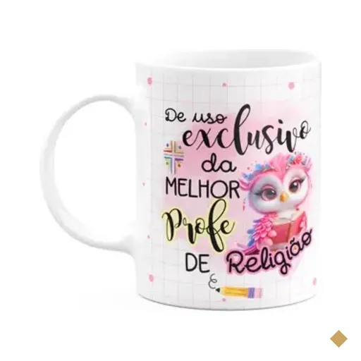Caneca - Uso Exclusivo Da Melhor Professora De Religião
