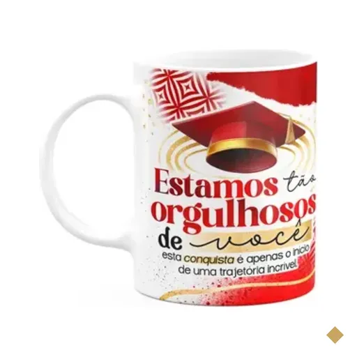 Caneca Formatura G-red - Estamos Tão Orgulhosos De Você