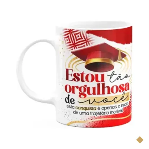Caneca Formatura G-red - Estou Tão Orgulhosa De Você