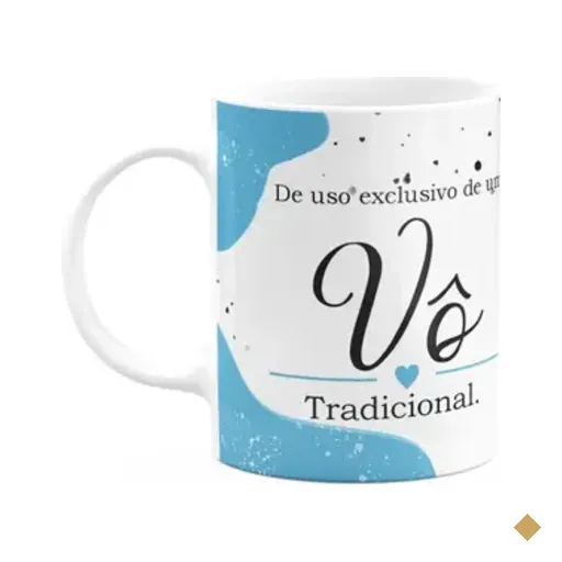 Caneca Tipos De Avós - Vô Tradicional - 325ml