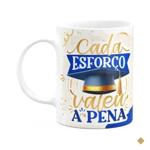 Caneca Formatura G-blue - Cada Esforço Valeu A Pena
