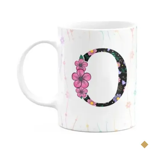 Caneca Today - Com Inicial Do Nome Letra O - 325ml