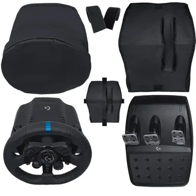 Kit Capas Protetoras Qualicapas Compatíveis c/ Volante, Base e Pedal G25 G27…