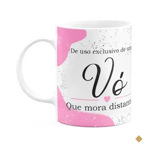 Caneca Tipos De Avós - Vó Que Mora Distante - 325ml