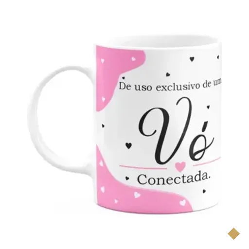 Caneca Tipos De Avós - Vó Conectada - 325ml