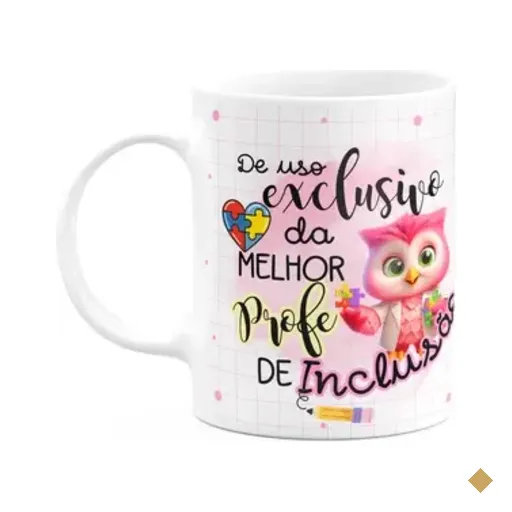 Caneca - Uso Exclusivo Da Melhor Professora De Inclusão