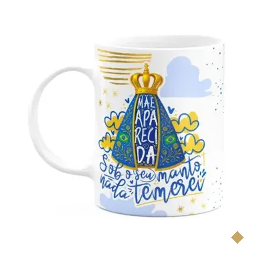 Caneca Religiosa N.s Aparecida - Nada Temerei