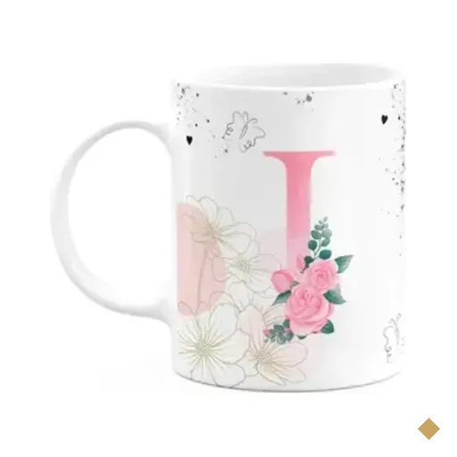 Caneca Motivação - Com Inicial Do Nome Letra I - 325ml