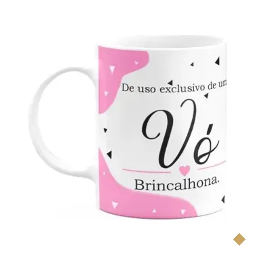 Caneca Tipos De Avós - Vó Brincalhona - 325ml