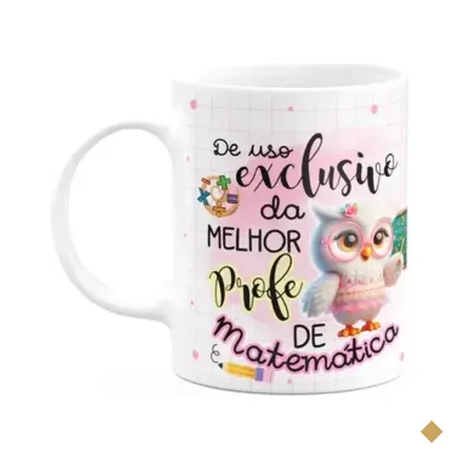 Caneca - Uso Exclusivo Da Melhor Professora De Matemática