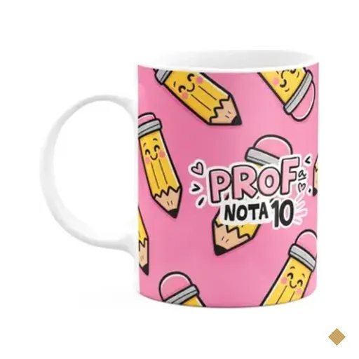 Caneca - Professora Nota 10 - Uso Exclusivo Da Melhor