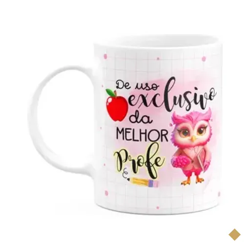 Caneca - Uso Exclusivo Da Melhor Professora Coruja